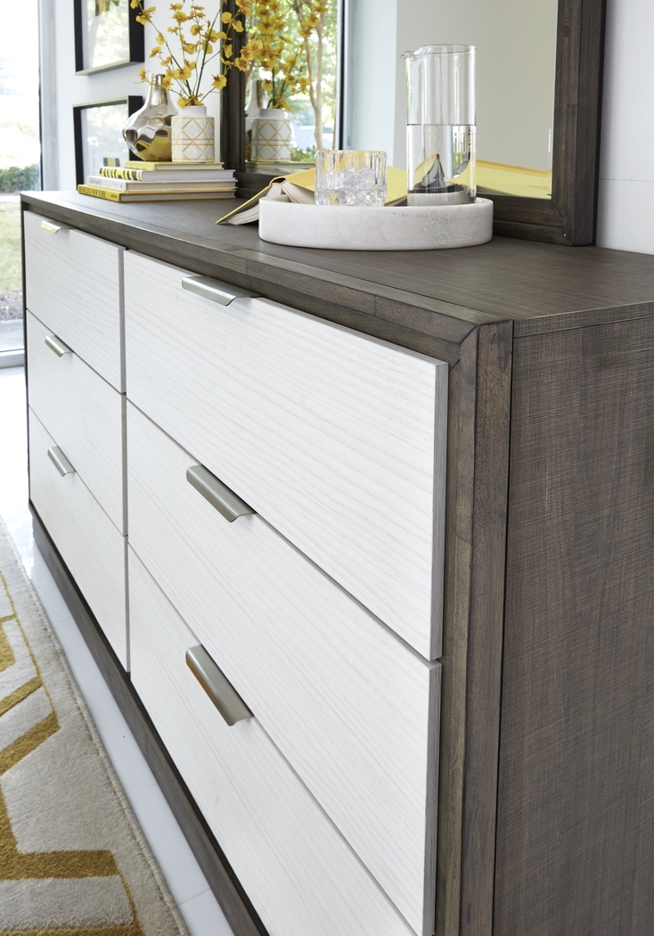 Everson Gray Dresser - Thumbnail - Image 3