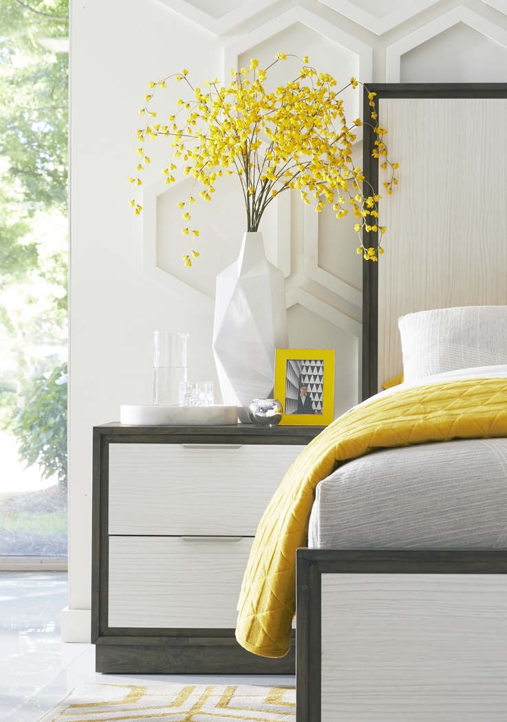 Everson Gray Nightstand - Thumbnail - Image 2