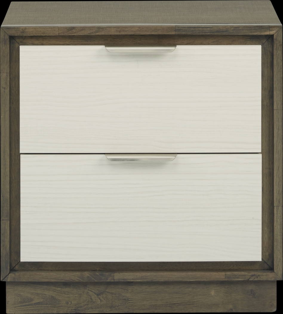 Everson Gray Nightstand - Thumbnail - Image 1