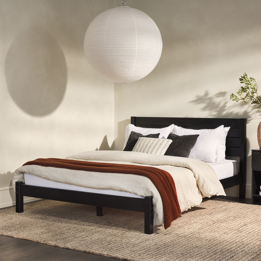 Evertrust Black Queen Bed - Thumbnail - Image 2