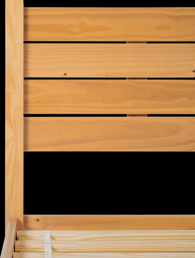 Evertrust Natural Queen Canopy Bed - Thumbnail - Image 4