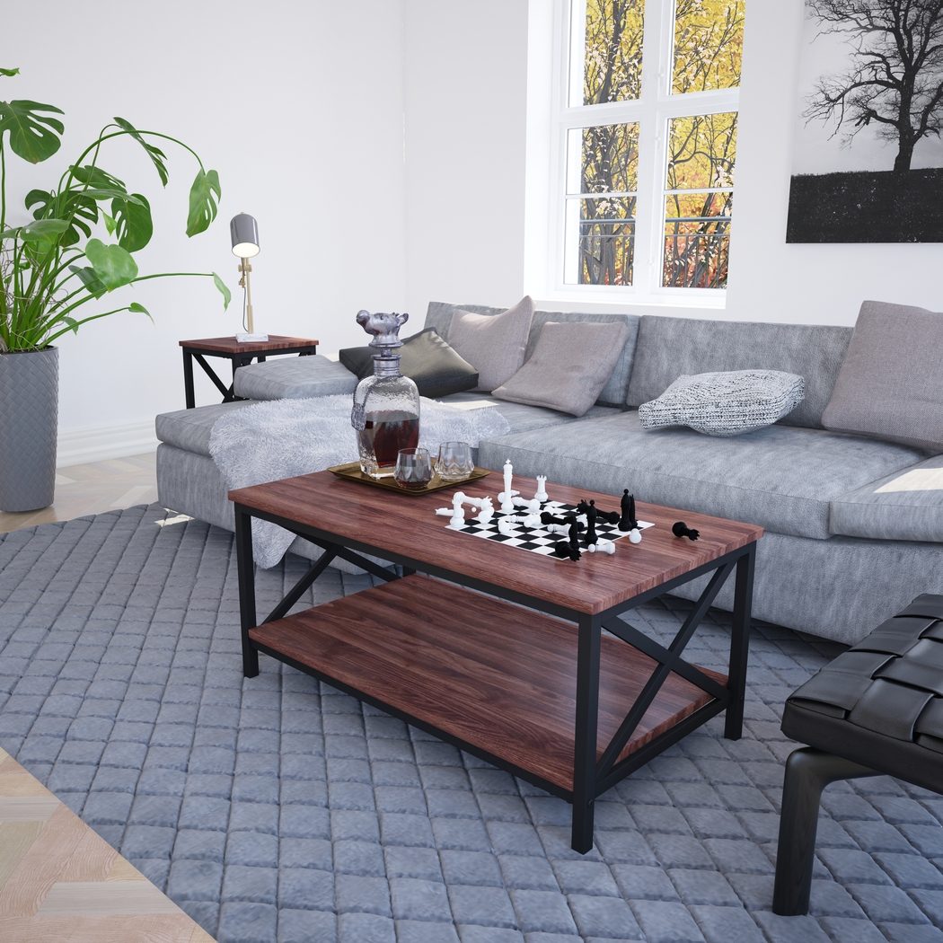 Evesham Brown Cocktail Table - Thumbnail - Image 7