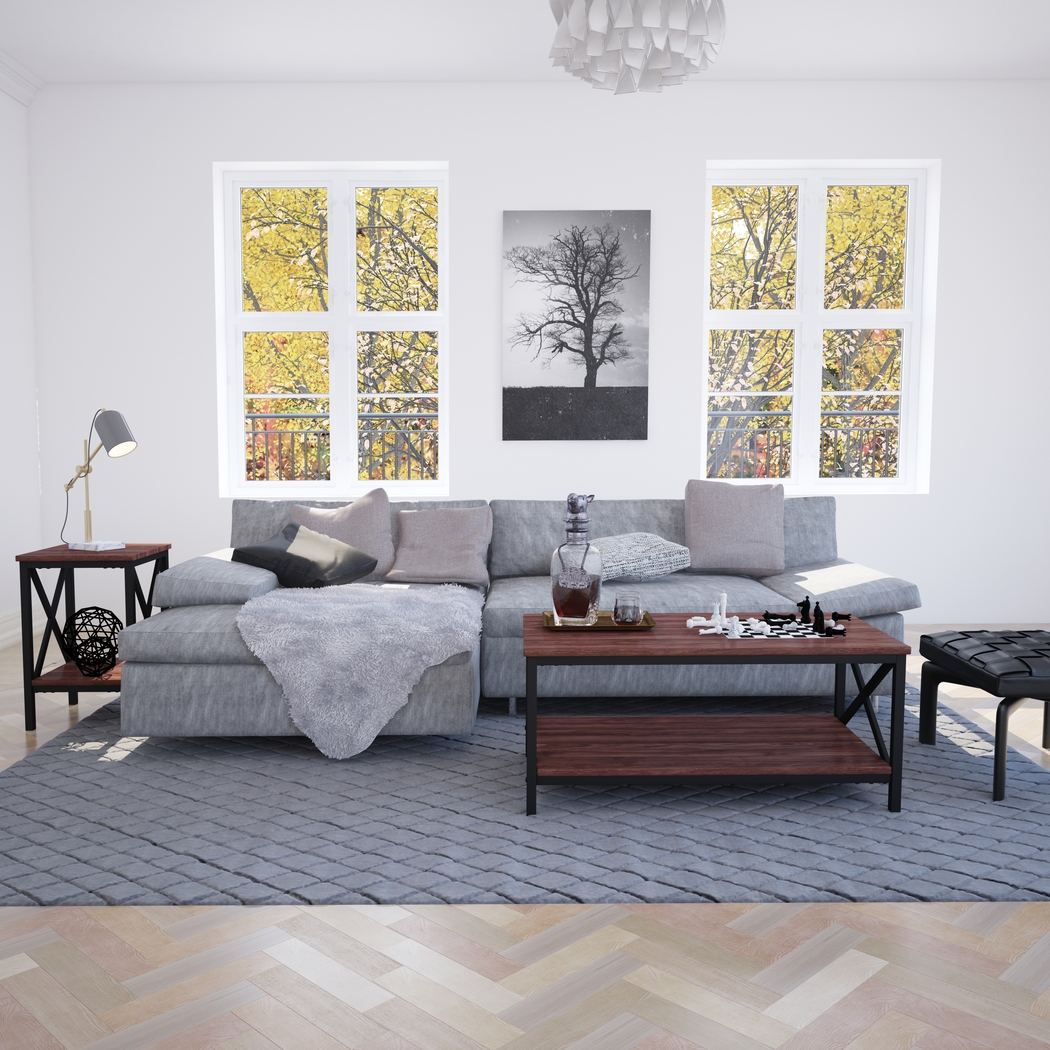 Evesham Brown Cocktail Table - Thumbnail - Image 8