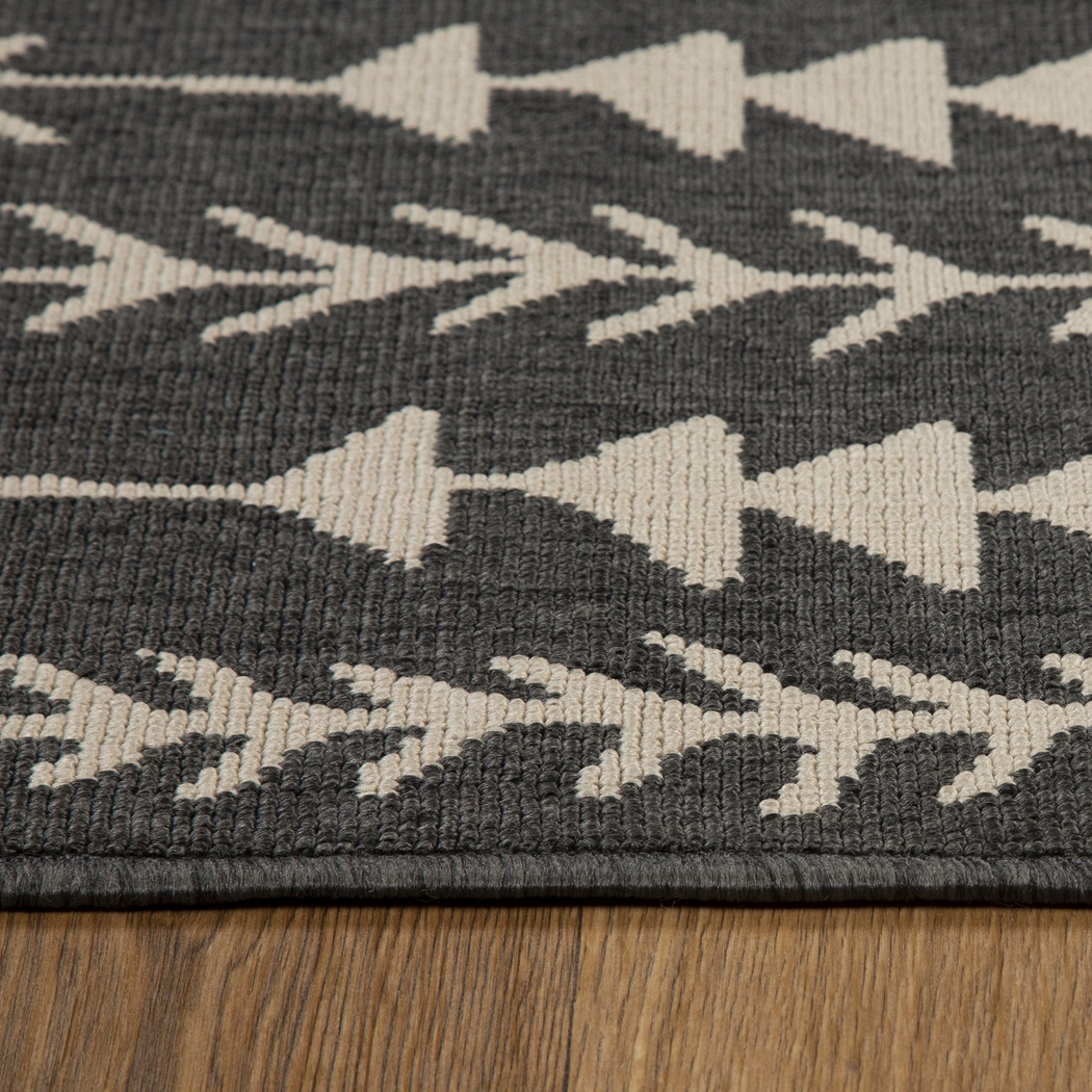 Evette Rios Blackwood Black 5' x 7' Indoor/Outdoor Rug - Thumbnail - Image 7