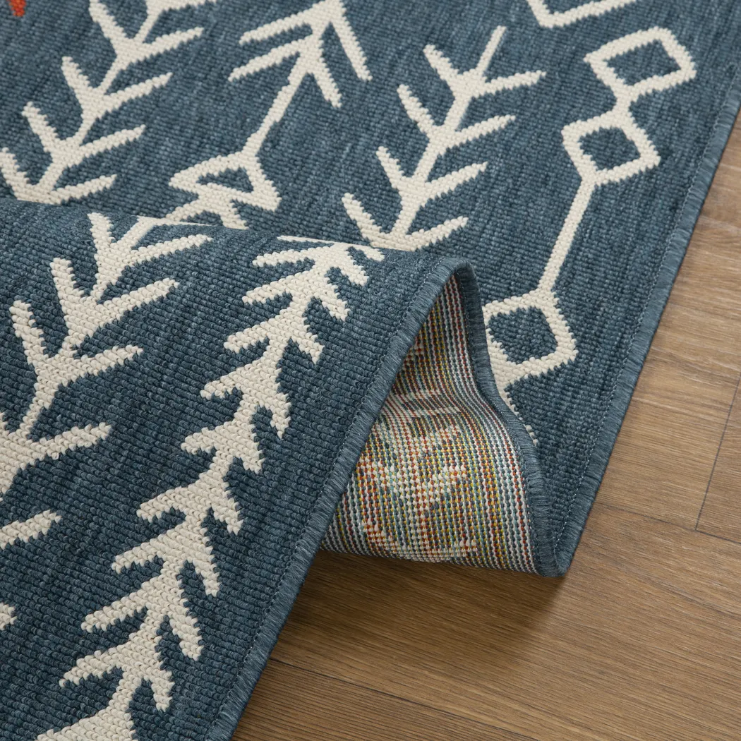 Evette Rios Blackwood Blue 5' x 7' Indoor/Outdoor Rug - Thumbnail - Image 5