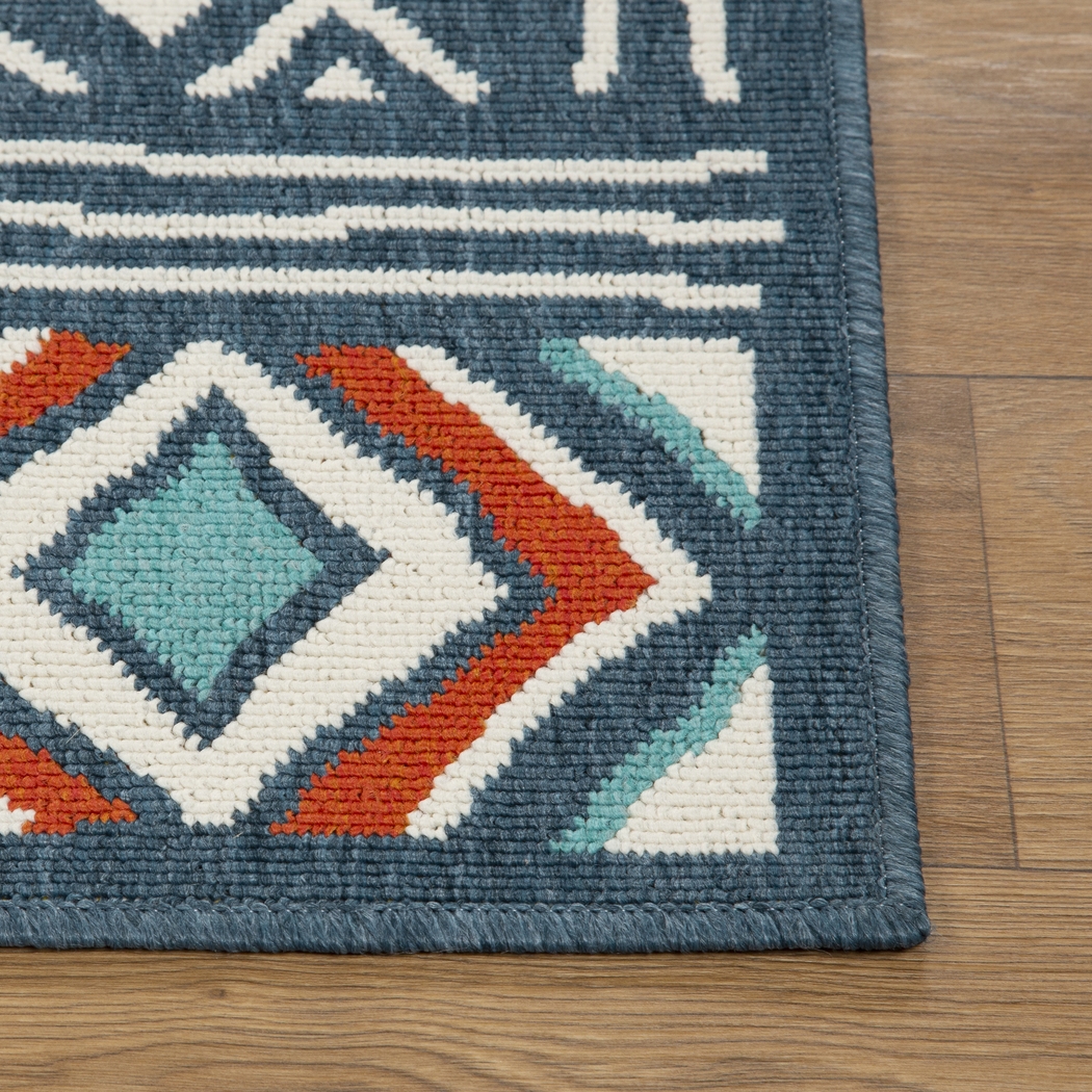 Evette Rios Jaspen Blue 5' x 7' Indoor/Outdoor Rug - Thumbnail - Image 6