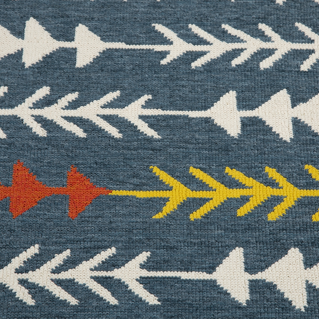 Evette Rios Blackwood Blue 8' x x9'9 Indoor/Outdoor Rug - Thumbnail - Image 3