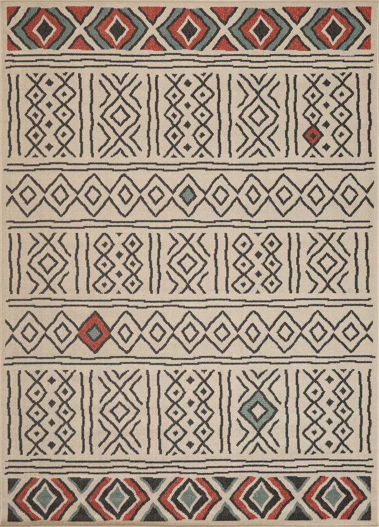 Evette Rios Jaspen Multi 8' x 9'9 Indoor/Outdoor Rug - Thumbnail - Image 1