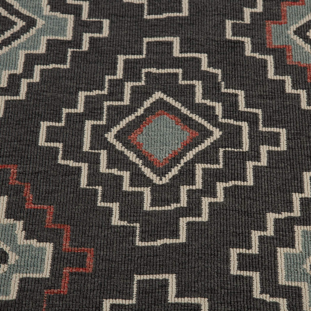 Evette Rios Boltan Black 8' x 9'9 Indoor/Outdoor Rug - Thumbnail - Image 3