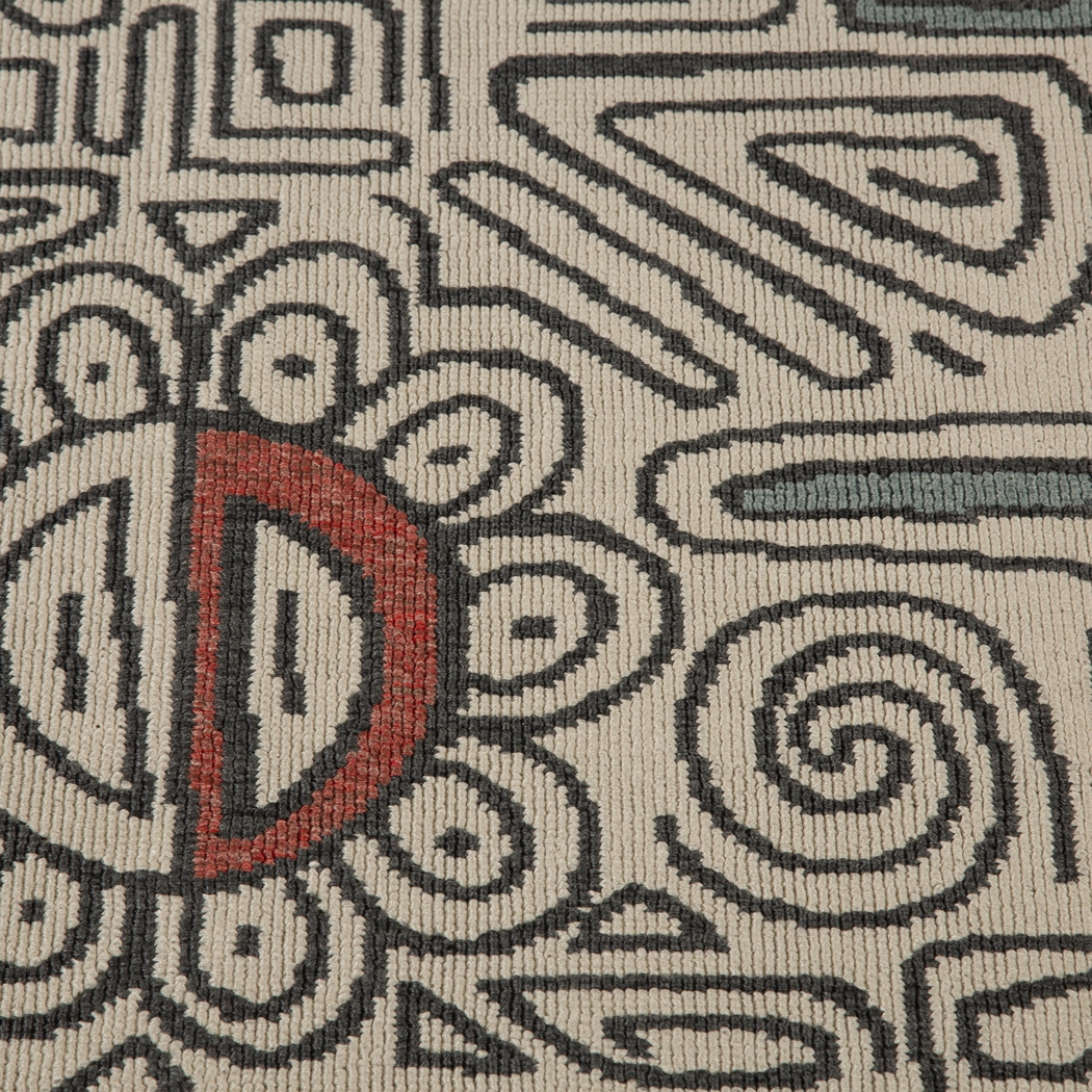 Evette Rios Cullin Ivory 5' x 7' Indoor/Outdoor Rug - Thumbnail - Image 3