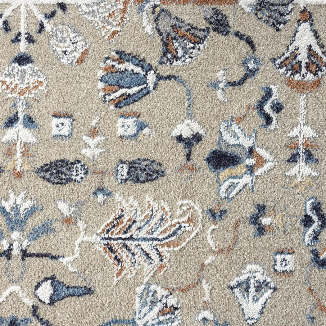 Evette Rios Jakue Blue 2'2 x 7' Runner Rug - Thumbnail - Image 5