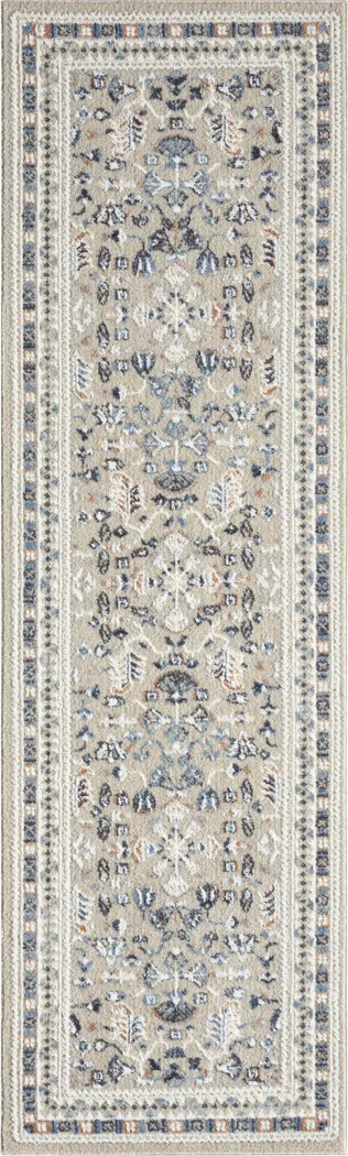 Evette Rios Jakue Blue 2'2 x 7' Runner Rug - Thumbnail - Image 1