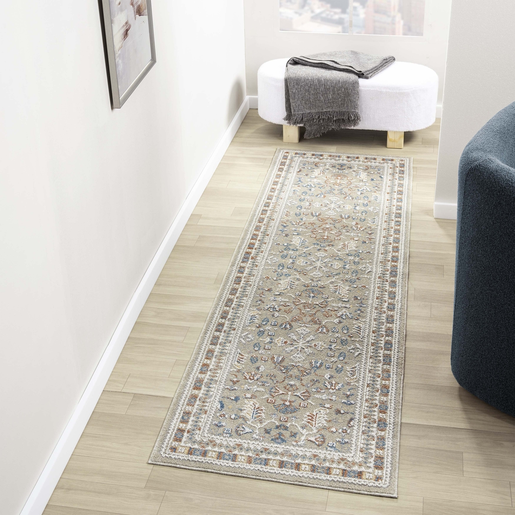 Evette Rios Jakue Rust 2'2 x 7' Runner Rug - Thumbnail - Image 2