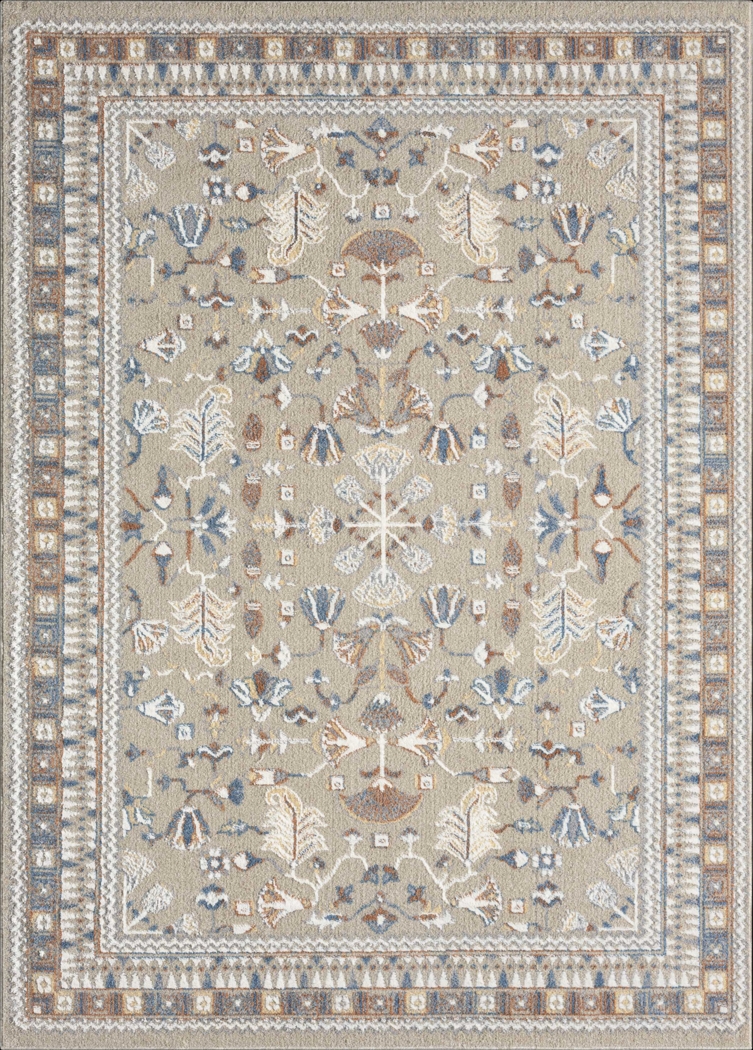 Evette Rios Jakue Rust 5'3 x 7' Rug - Thumbnail - Image 1