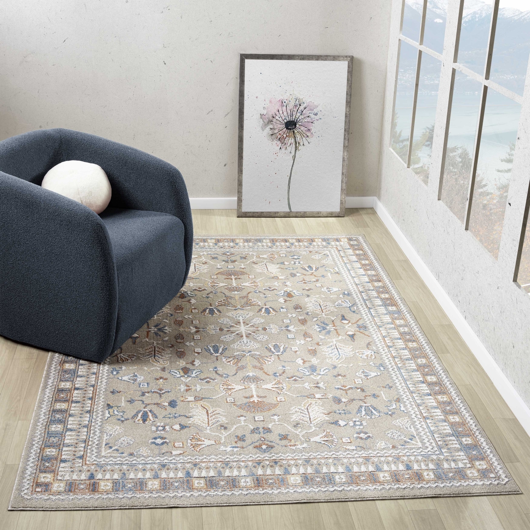 Evette Rios Jakue Rust 7'9 x 9'9 Rug - Thumbnail - Image 2