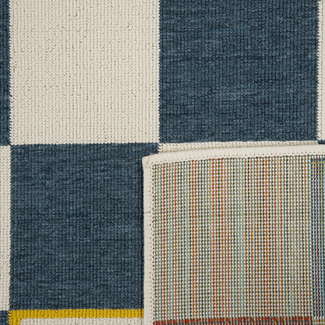 Evette Rios Peachco Blue 8' x 9'9 Indoor/Outdoor Rug - Thumbnail - Image 4