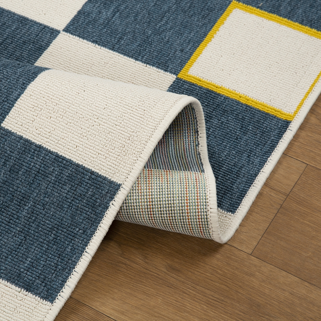 Evette Rios Peachco Blue 8' x 9'9 Indoor/Outdoor Rug - Thumbnail - Image 5