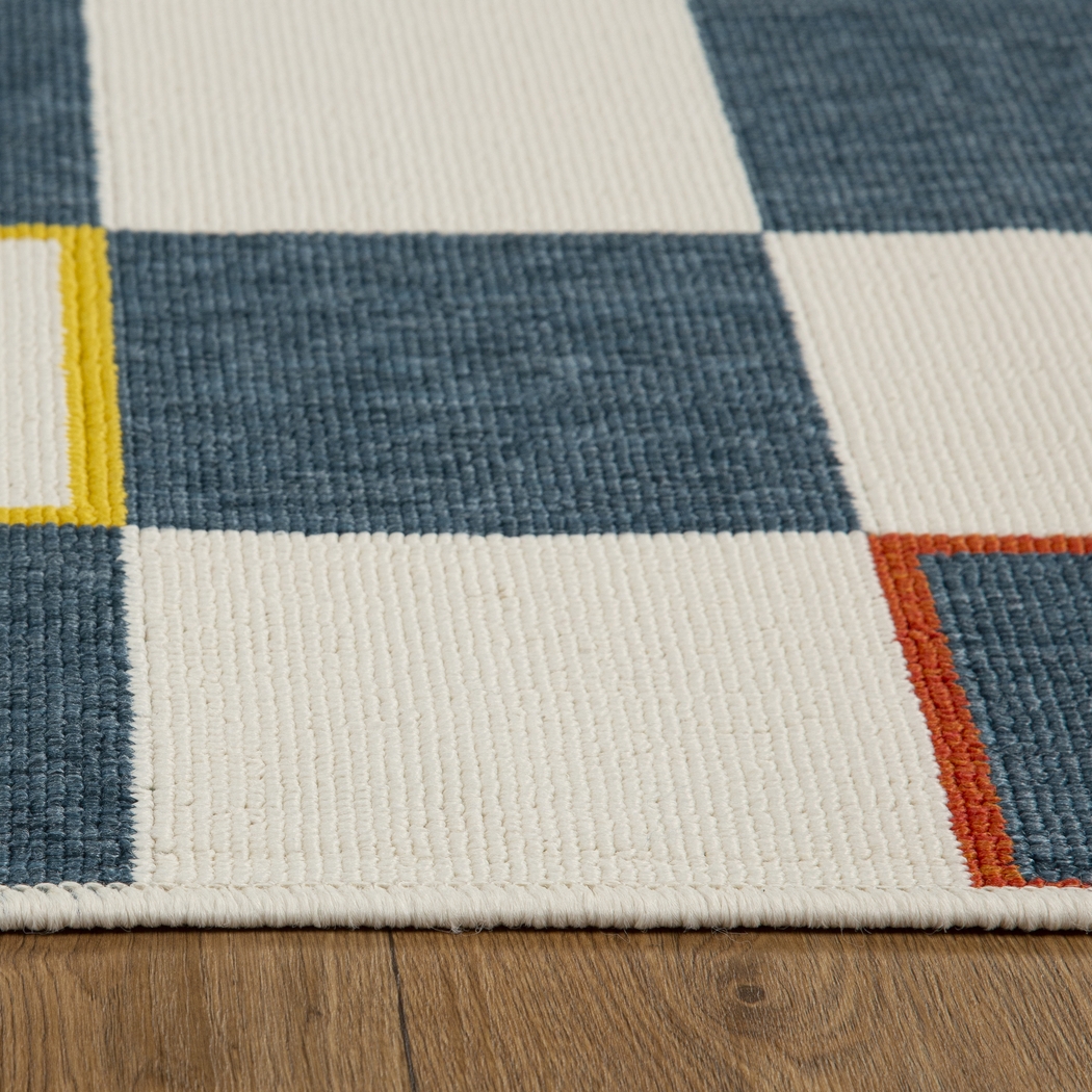 Evette Rios Peachco Blue 8' x 9'9 Indoor/Outdoor Rug - Thumbnail - Image 7