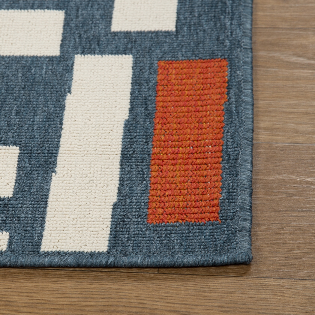 Evette Rios Swanton Blue 5' x 7' Indoor/Outdoor Rug - Thumbnail - Image 6