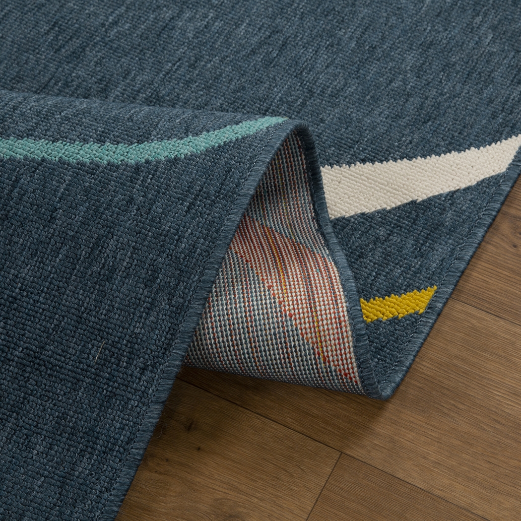 Evette Rios Tessaway Blue 5' x 7' Indoor/Outdoor Rug - Thumbnail - Image 5