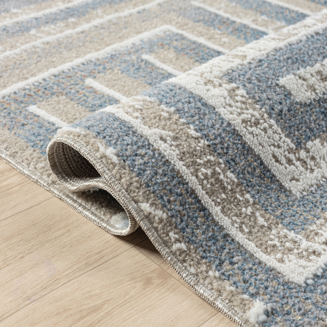Evette Rios Udae Blue 7'9 x 9'9 Rug - Thumbnail - Image 8