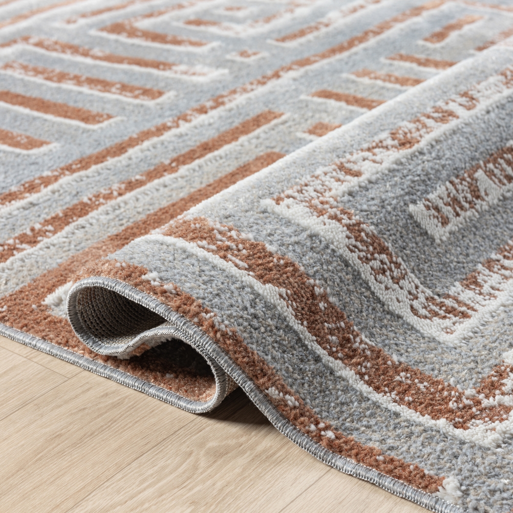 Evette Rios Udae Rust 2'2 x 7' Runner Rug - Thumbnail - Image 6