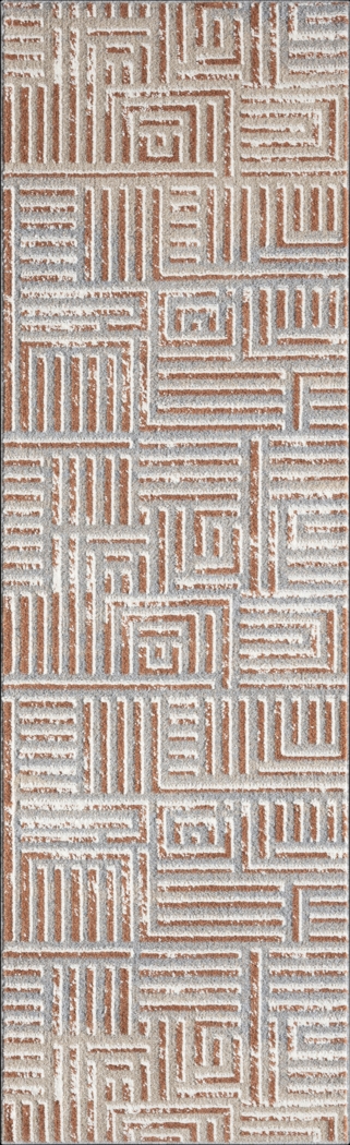 Evette Rios Udae Rust 2'2 x 7' Runner Rug - Thumbnail - Image 1
