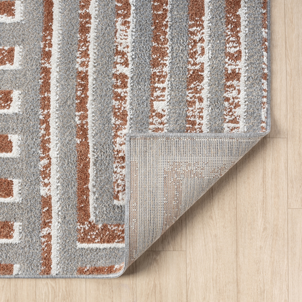 Evette Rios Udae Rust 5'3 x 7' Rug - Thumbnail - Image 4