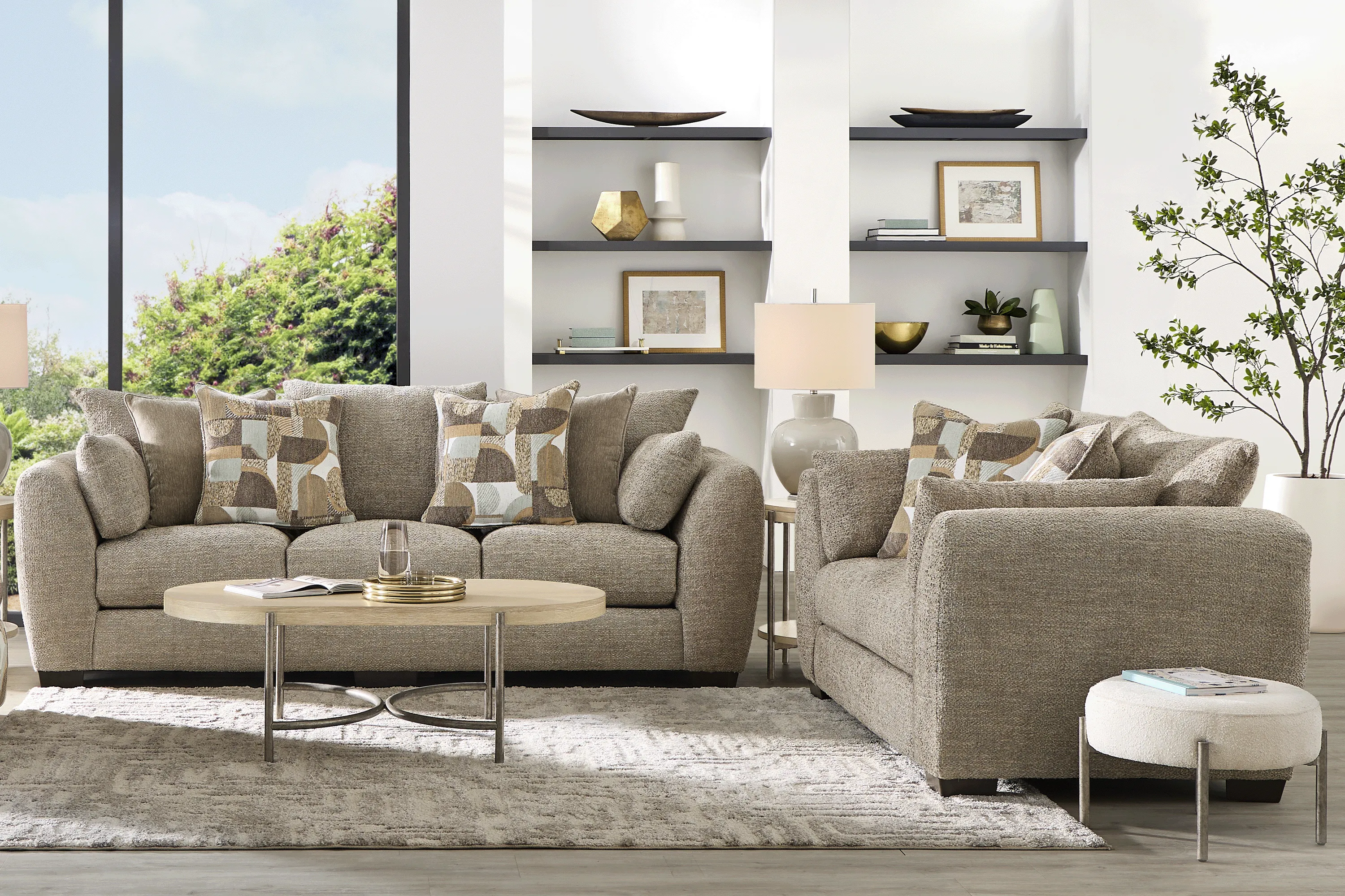 Evianna Brown Loveseat - Thumbnail - Image 2