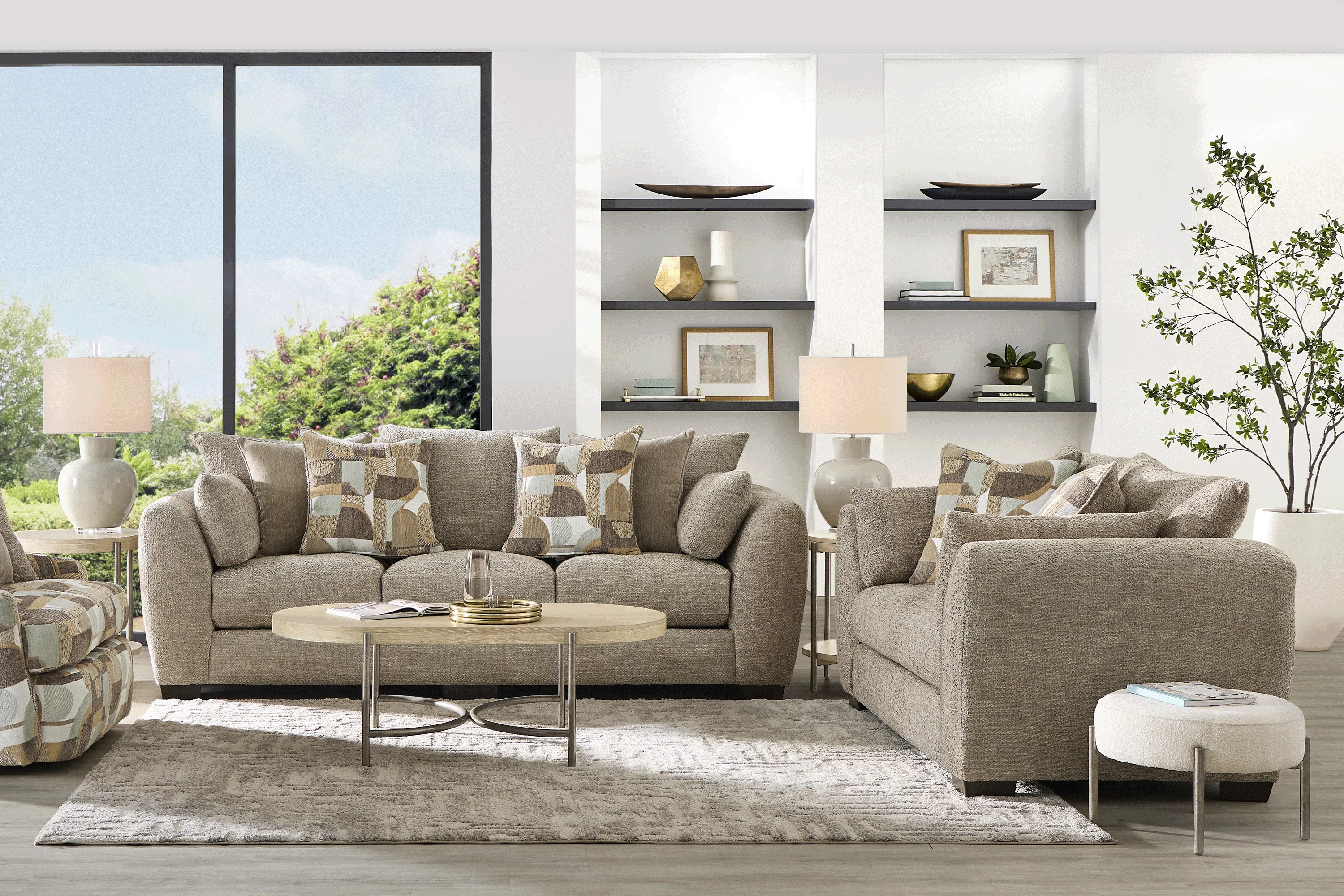 Evianna Brown 8 Pc Living Room - Thumbnail - Image 1