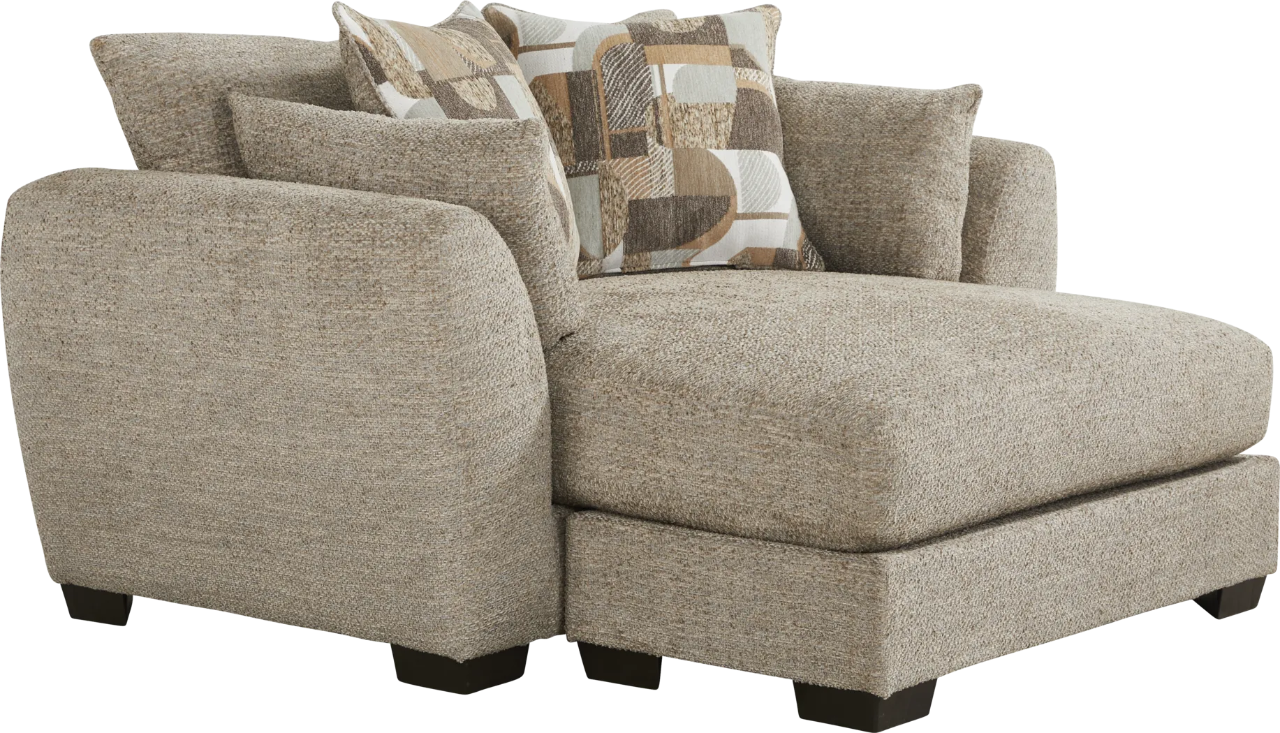 Evianna Brown Chaise - Thumbnail - Image 1