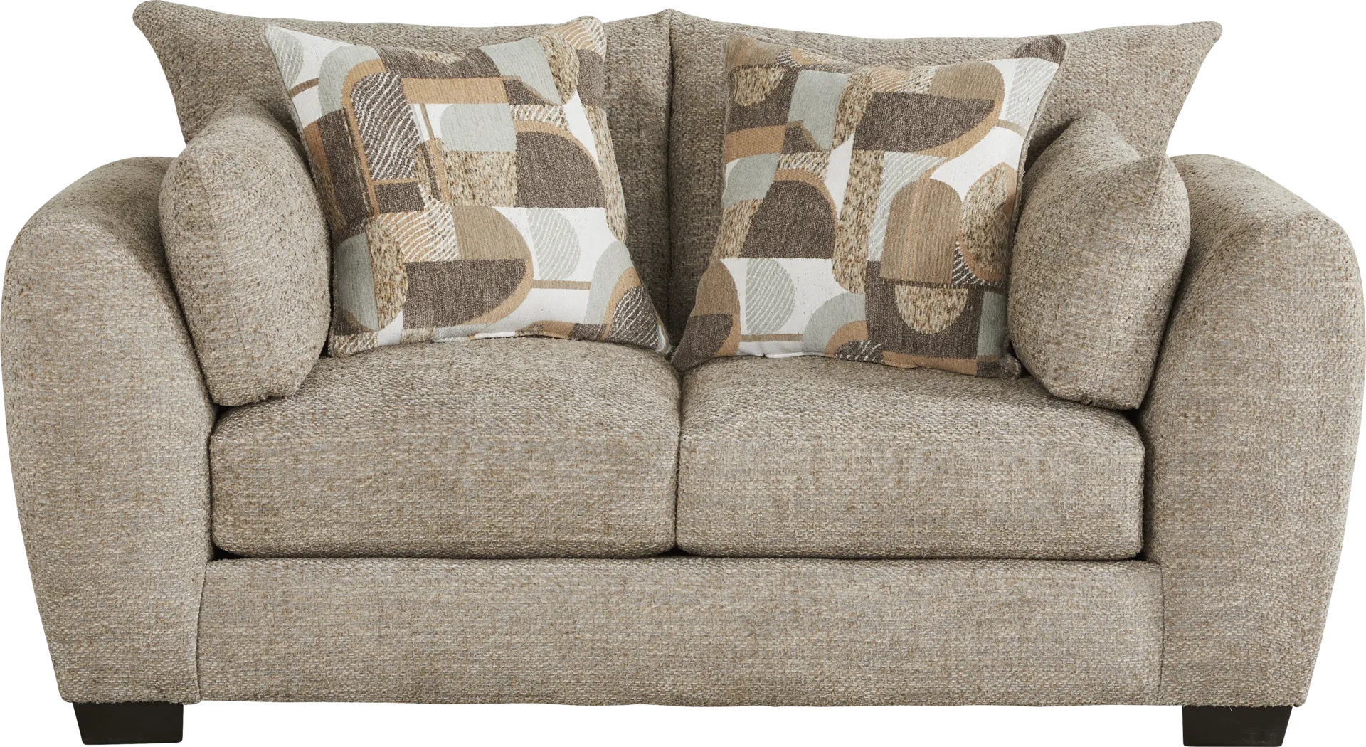 Evianna Brown Loveseat - Thumbnail - Image 1
