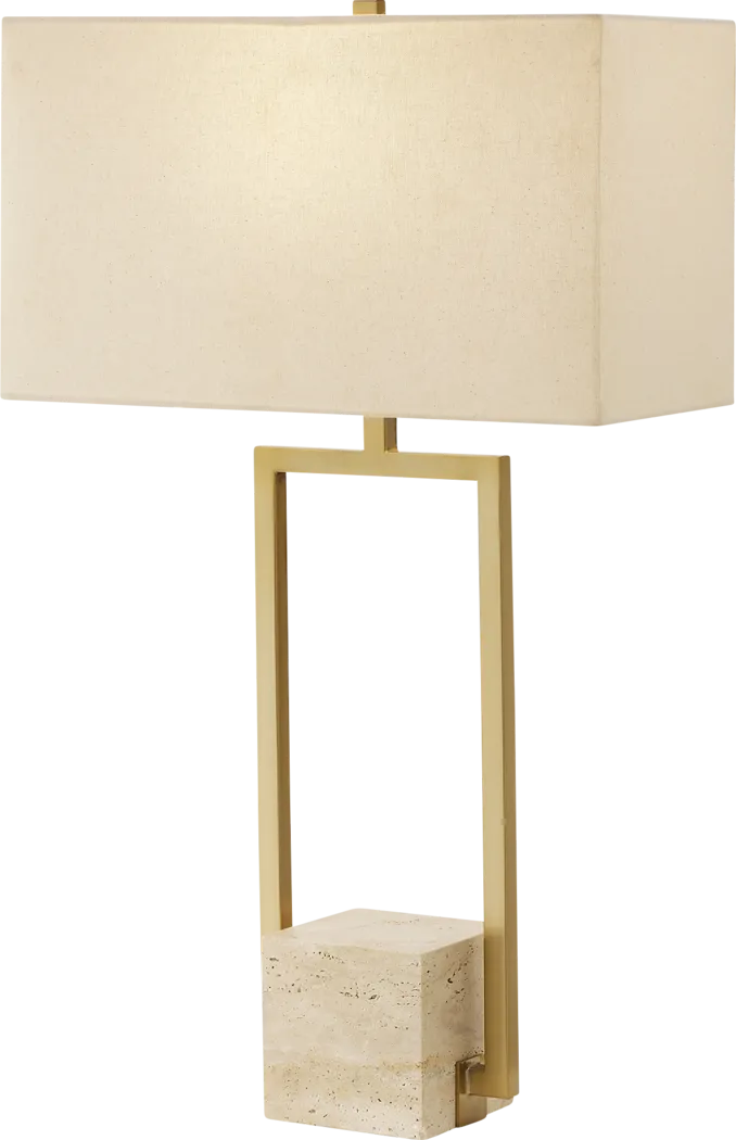 Evlyn Brass Lamp - Thumbnail - Image 1