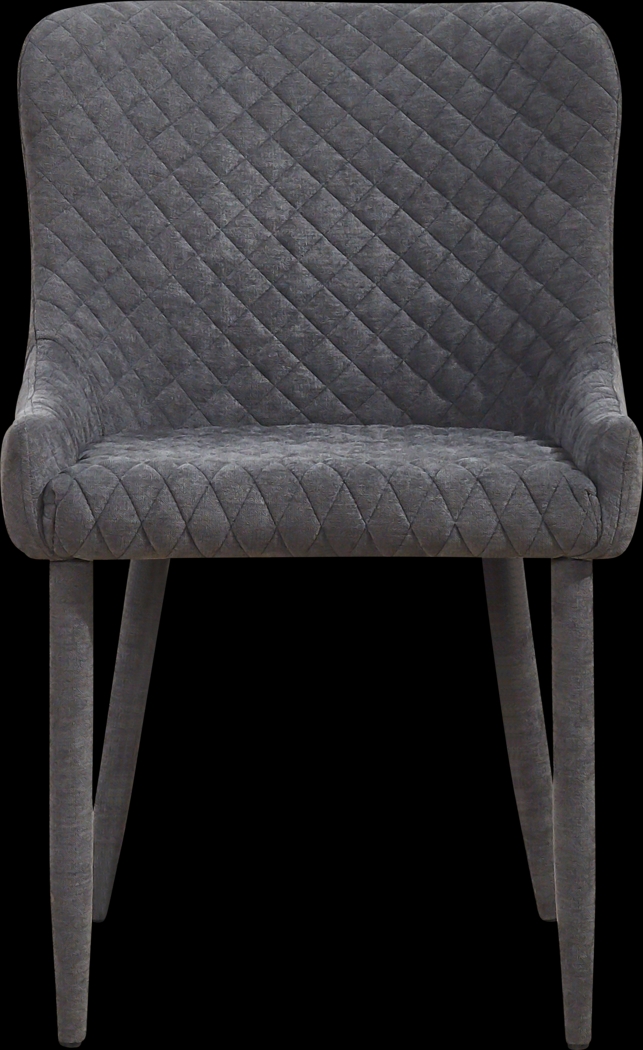 Evorna Gray Side Chair - Thumbnail - Image 2