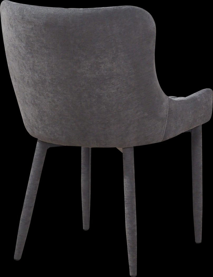 Evorna Gray Side Chair - Thumbnail - Image 4