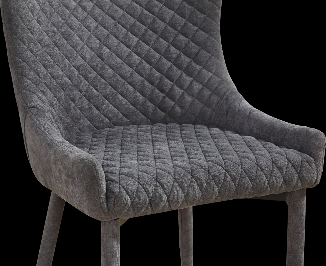 Evorna Gray Side Chair - Thumbnail - Image 5