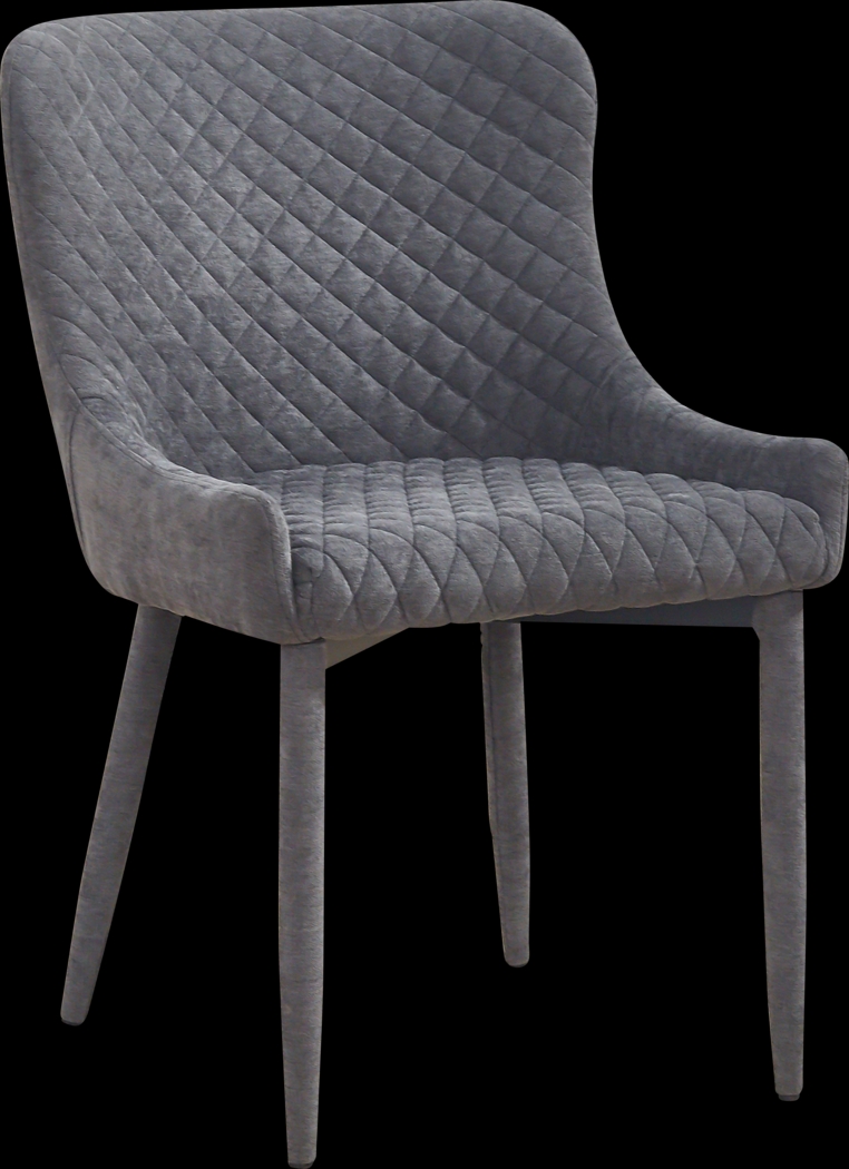 Evorna Gray Side Chair - Thumbnail - Image 1