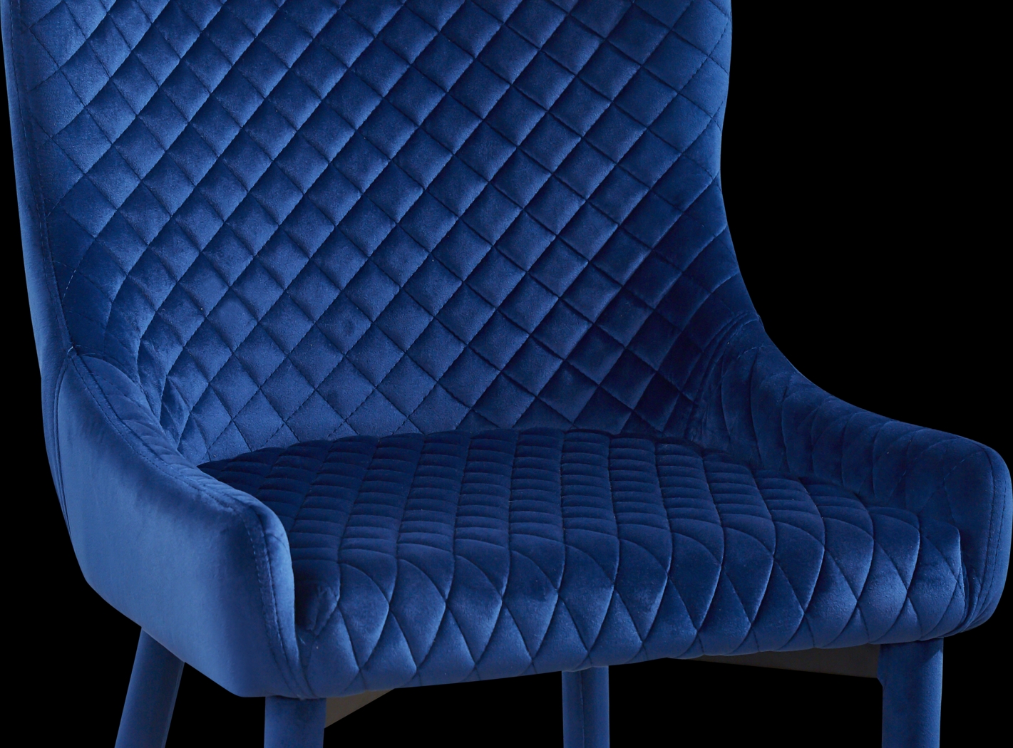 Evorna Navy Side Chair - Thumbnail - Image 5