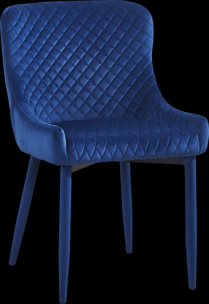 Evorna Navy Side Chair - Thumbnail - Image 1