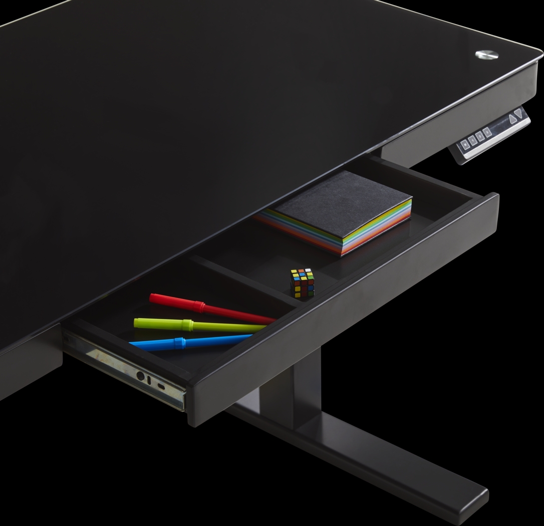 Exeter Place Black Adjustable Desk - Thumbnail - Image 4