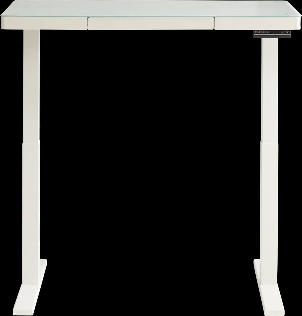 Exeter Place White Adjustable Desk - Thumbnail - Image 3
