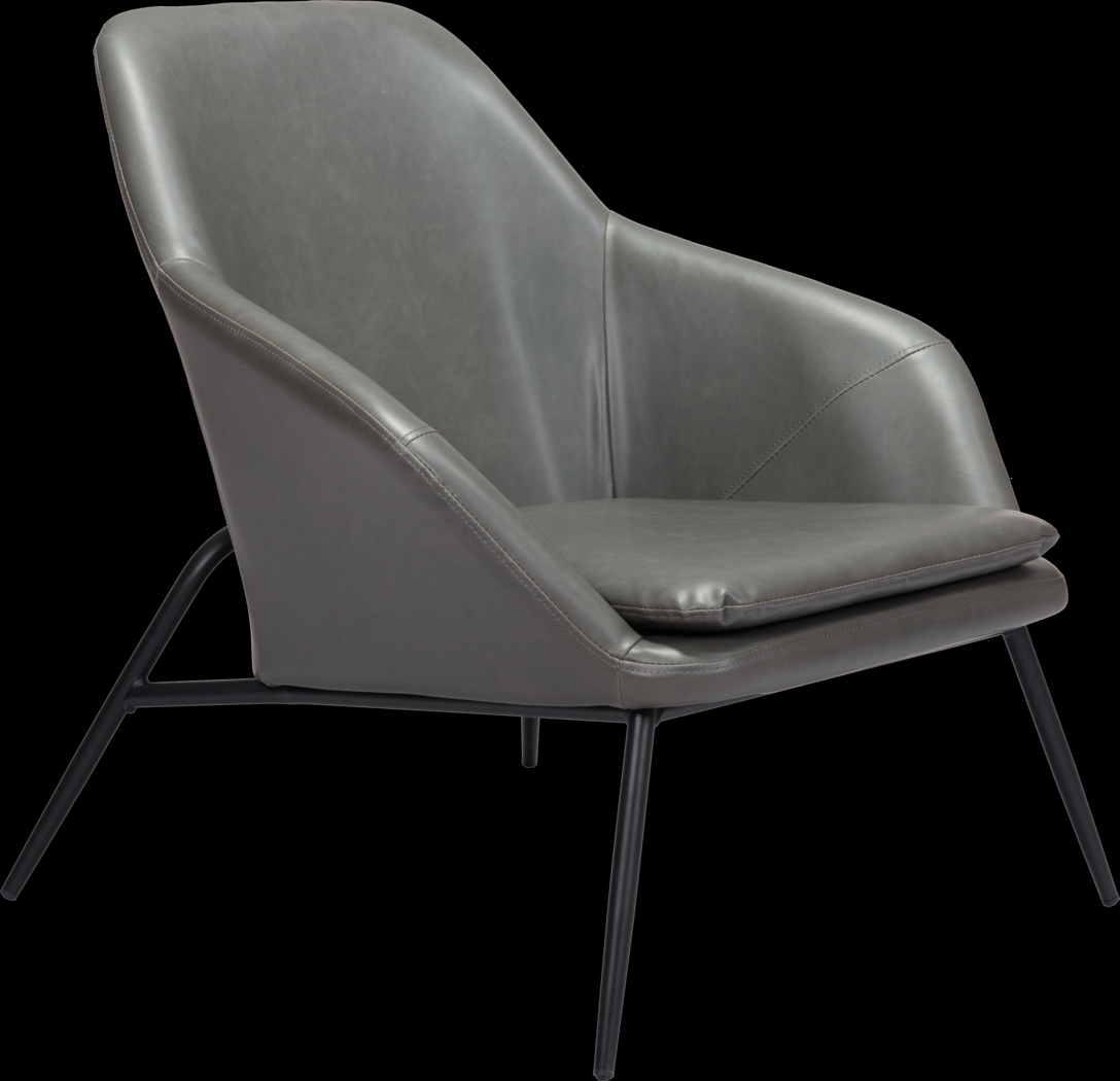 Exetor Gray Accent Chair - Thumbnail - Image 5