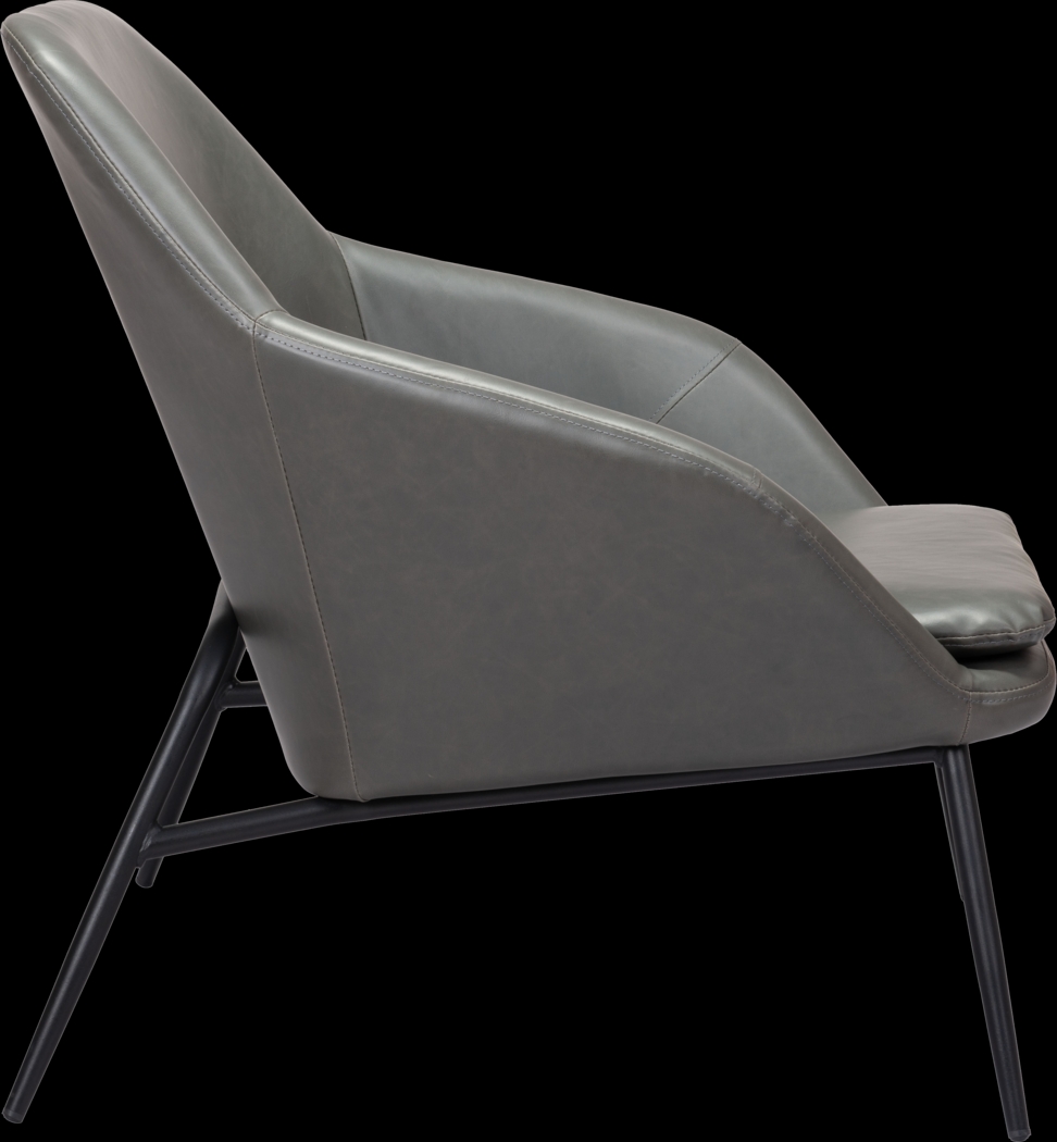 Exetor Gray Accent Chair - Thumbnail - Image 6
