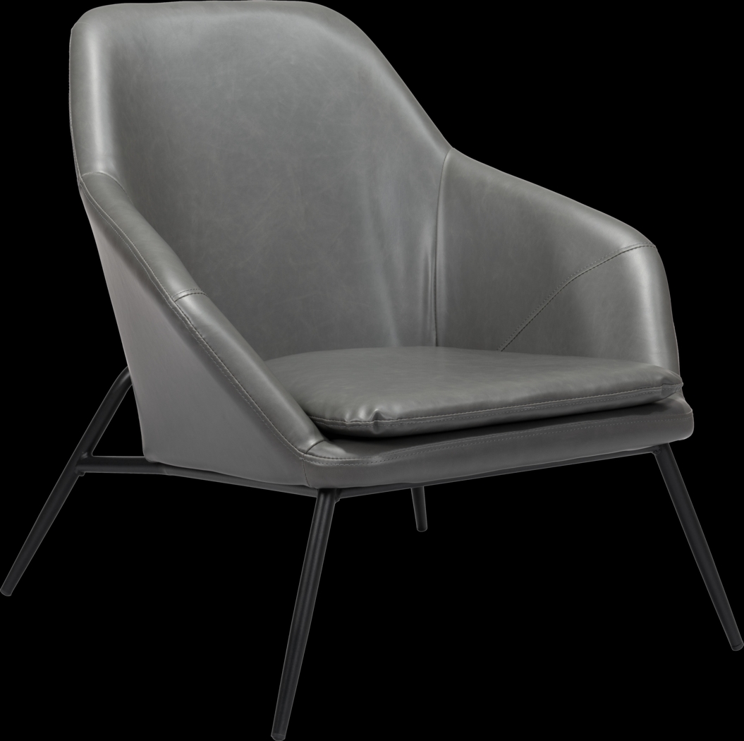 Exetor Gray Accent Chair - Thumbnail - Image 1