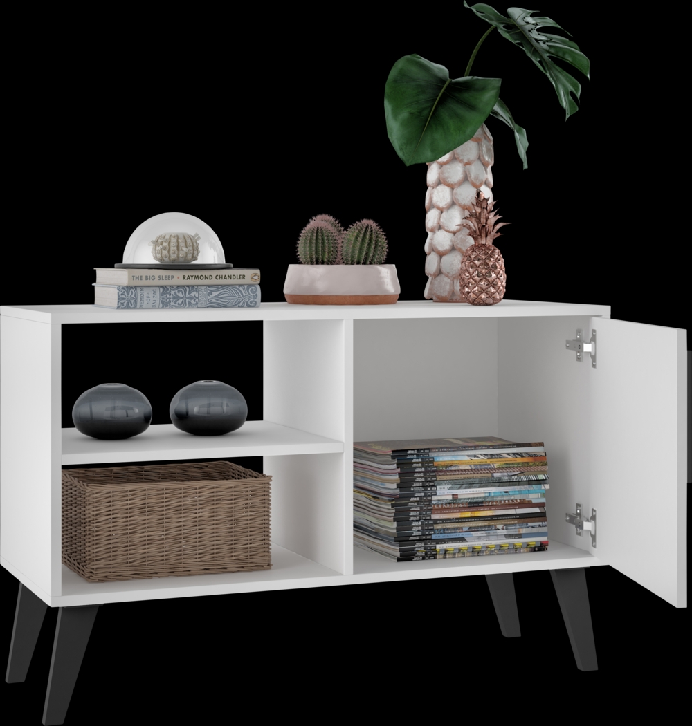 Exmore White 35.5 in. Console - Thumbnail - Image 4