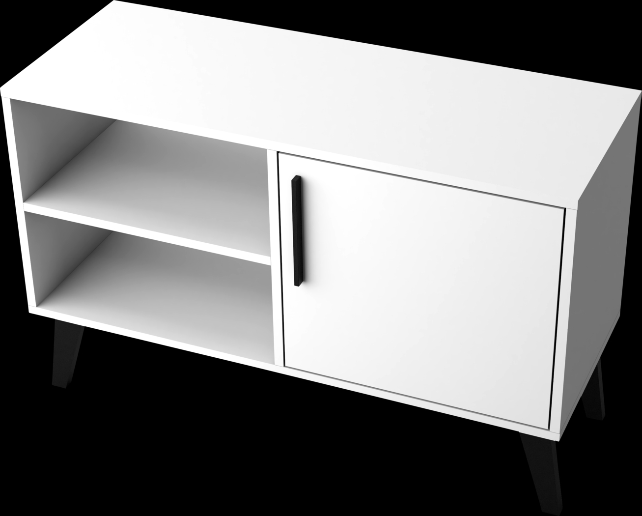 Exmore White 35.5 in. Console - Thumbnail - Image 5