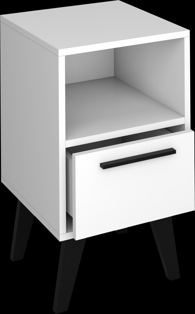 Exmore White Nightstand - Thumbnail - Image 8