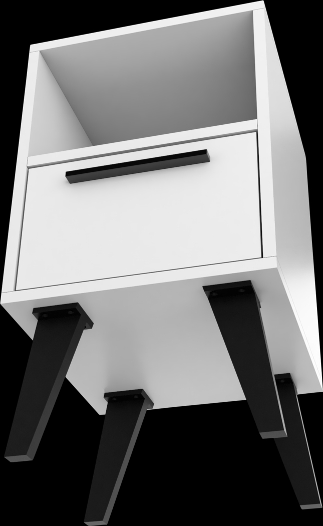 Exmore White Nightstand - Thumbnail - Image 10