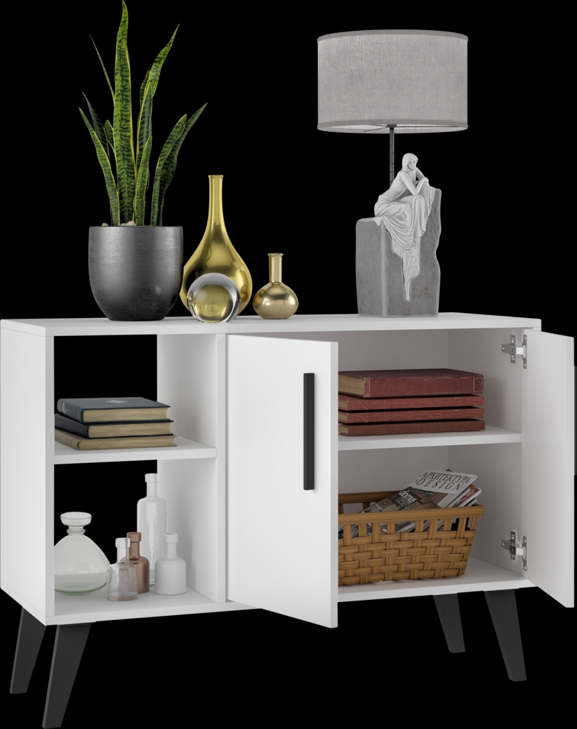 Exmore White Open Sideboard - Thumbnail - Image 4
