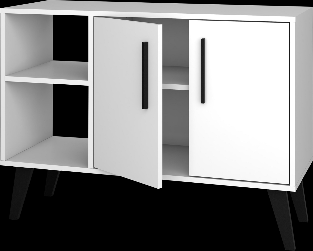Exmore White Open Sideboard - Thumbnail - Image 5